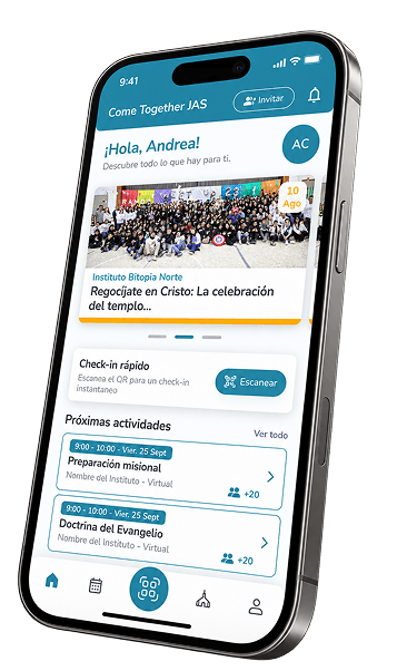 Pantalla de inscripción de una actividad en JAS / YSA